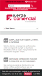 Mobile Screenshot of fuerzacomercial.es